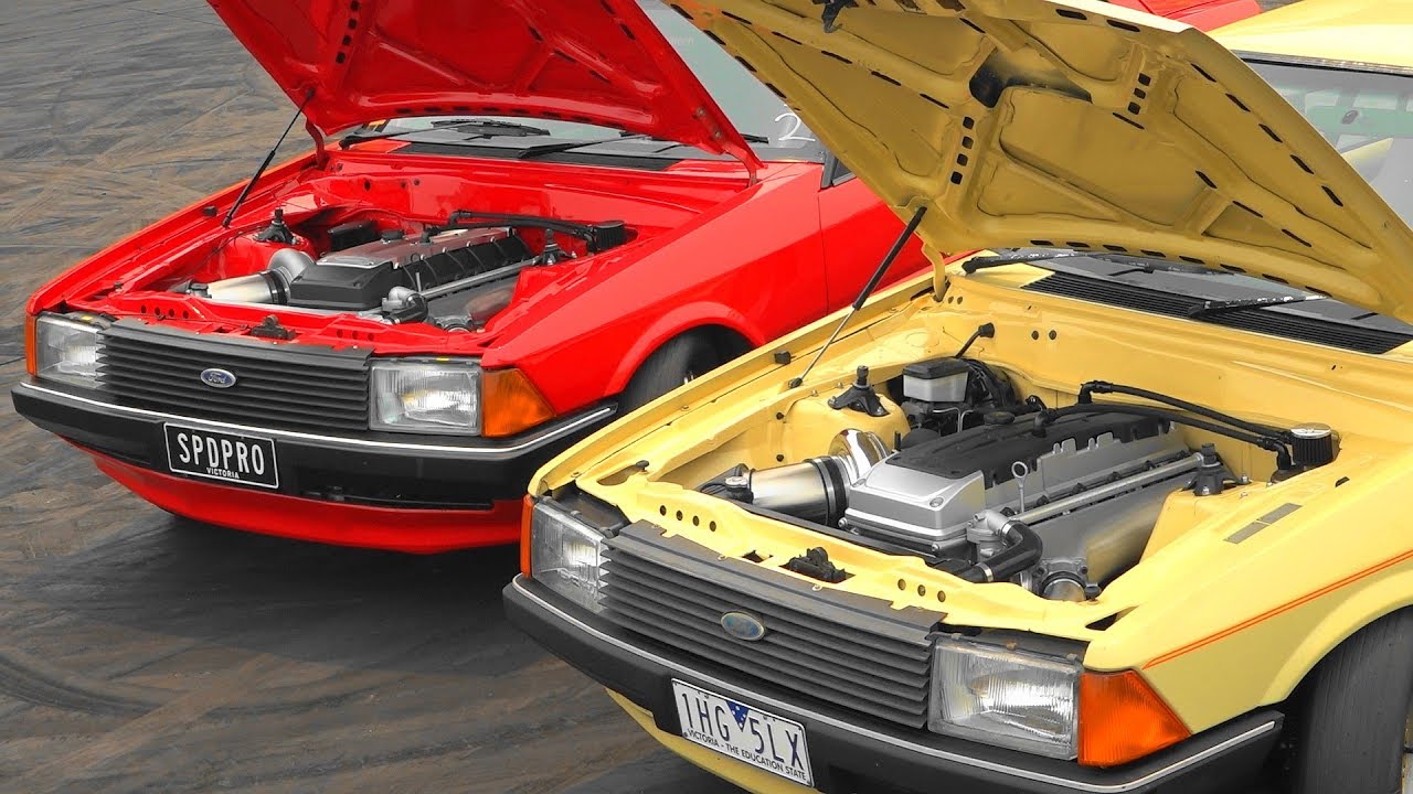 TUNNEL VISION TURBOCHARGING BARRA POWERED XD FALCONS BREAK INTO THE 7'S ON 275 RADIALS