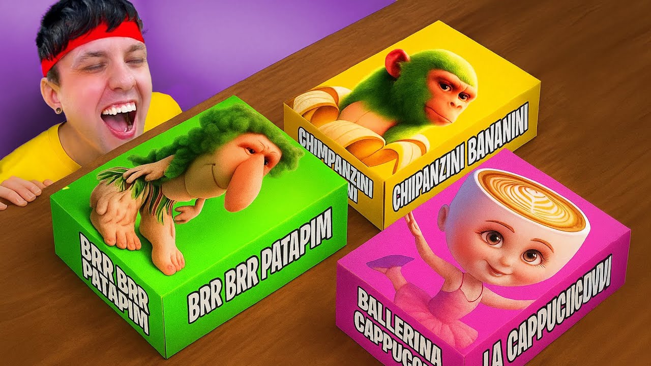 ÖPPNA ALDRIG BRR BRR PATAPIM MYSTERY BOX KL 03 PÅ NATTEN