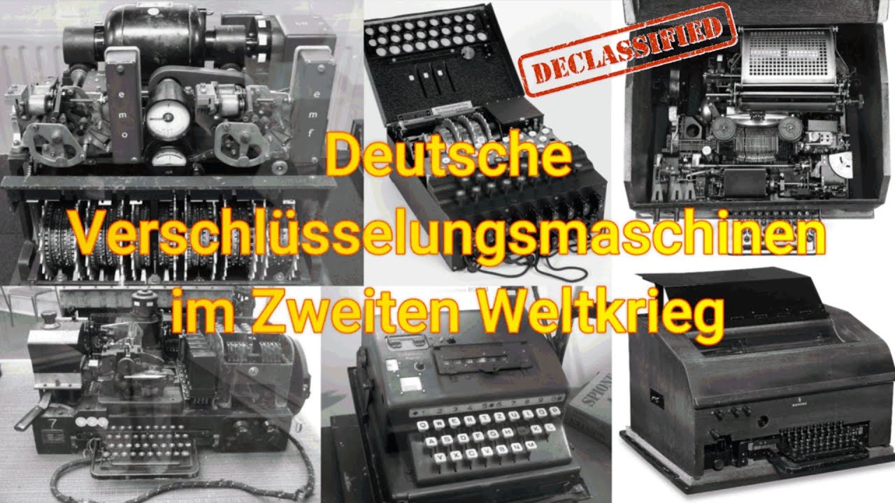 Deutsche Verschlüsselungsmaschinen im Zweiten Weltkrieg (Enigma, Lorenz SZ40/SZ42, SG-41, T52, T43)