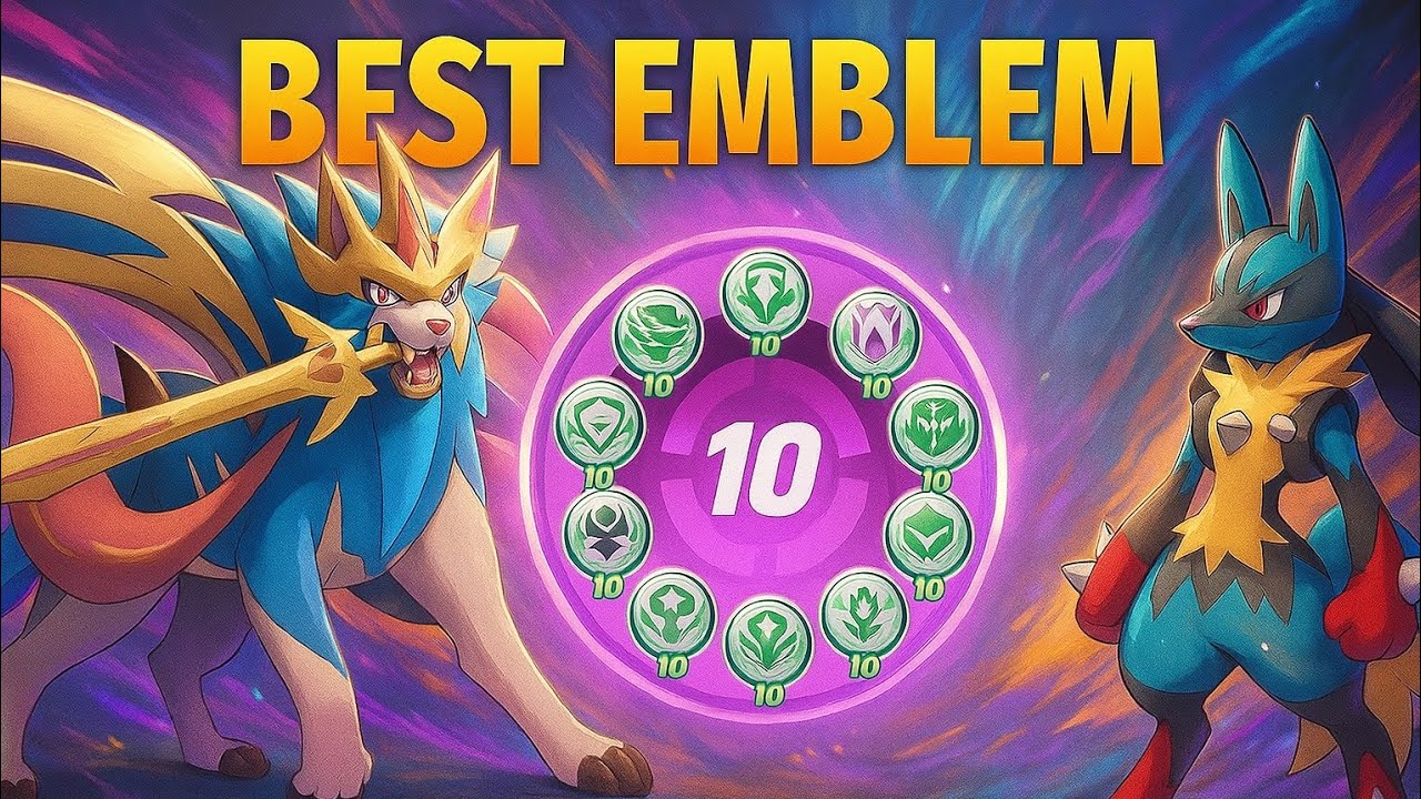 💥 Zacian vs Mega Lucario | Best Emblem Combo Challenge |GodLSpideyMaster|