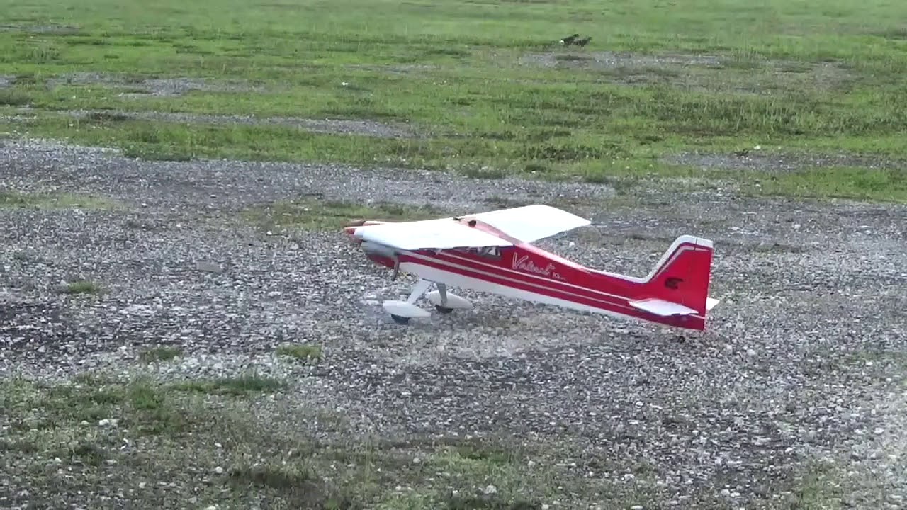 Hangar 9 Valiant 10cc with Evolution 10cc engine at Full Throttle