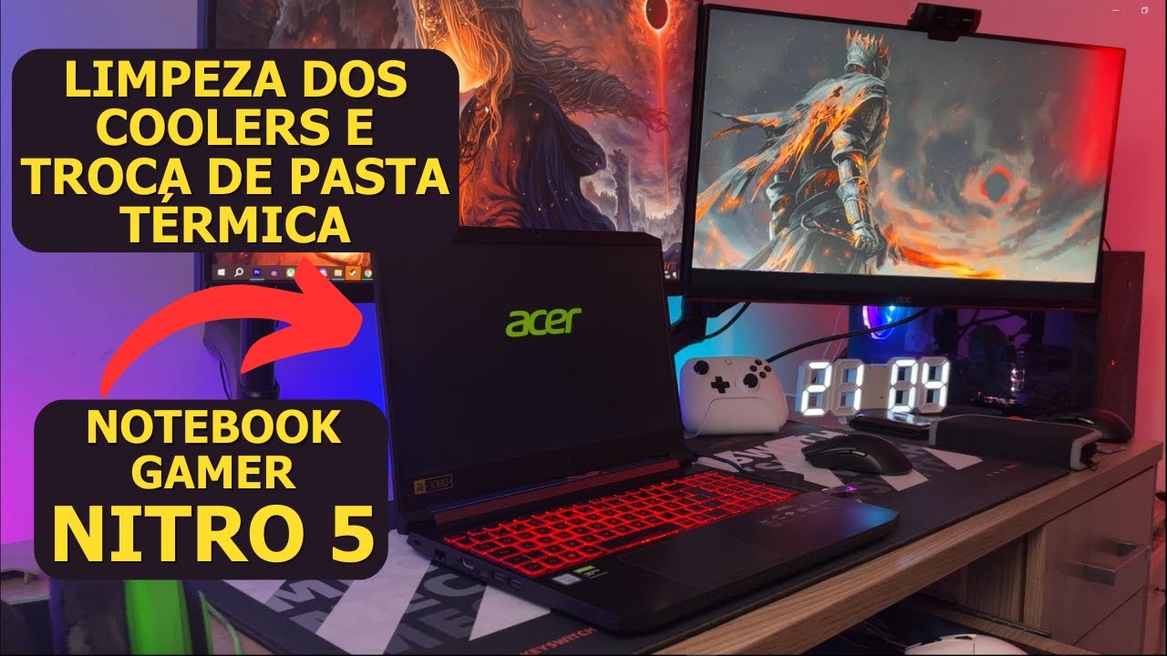 MAXIMIZANDO O DESEMPENHO DO SEU NITRO 5: TROCA DE PASTA TÉRMICA E LIMPEZA DO COOLER