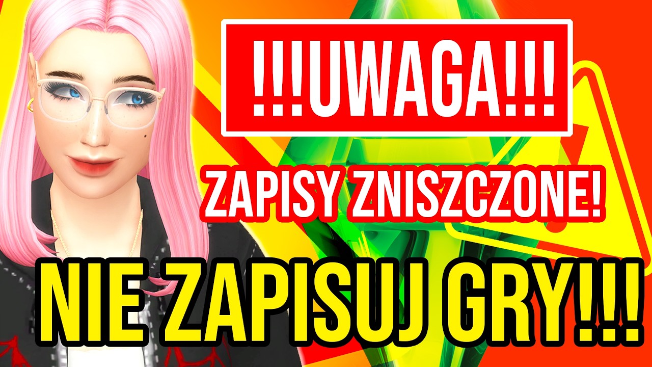 MASOWO PADAJĄ ZAPISY! 🚨 THE SIMS 4 JEST NIEGRYWALNE! UCIEKAJCIE Z GRY! (BŁĄD WĘDRUJĄCY)