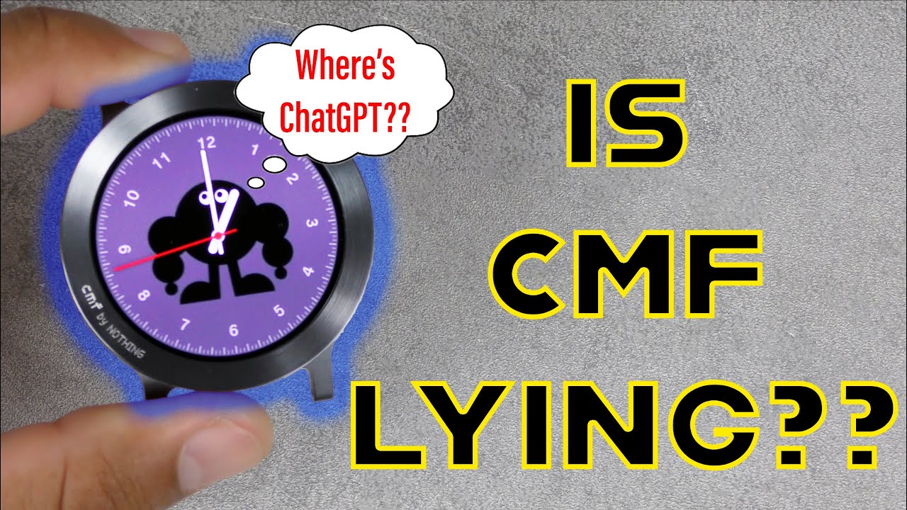 Has The CMF Watch 3 Pro REALLY Got ChatGPT????