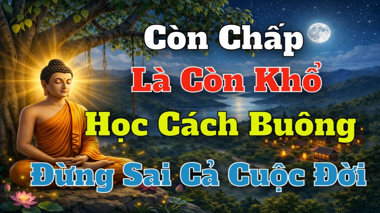 Còn Chấp Là Còn Khổ – Học Buông Người Làm Mình Đau | Lời Phật Dạy
