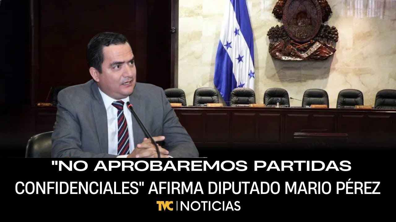 No aprobaremos partidas confidenciales, afirma diputado Mario Pérez