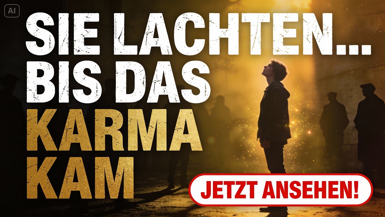 Sie lachten über deinen Schmerz    Bis das Karma a
