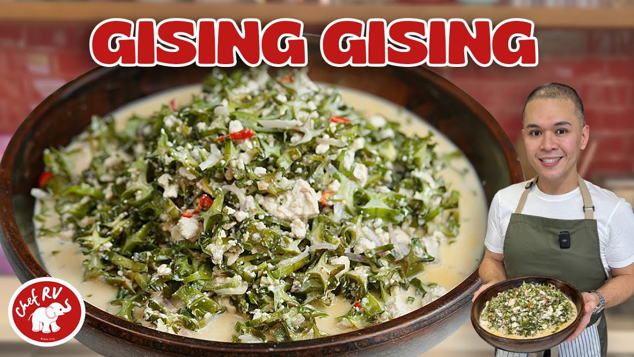 Chef RV’s GISING GISING. Healthier and more affordable because we used Tofu!
