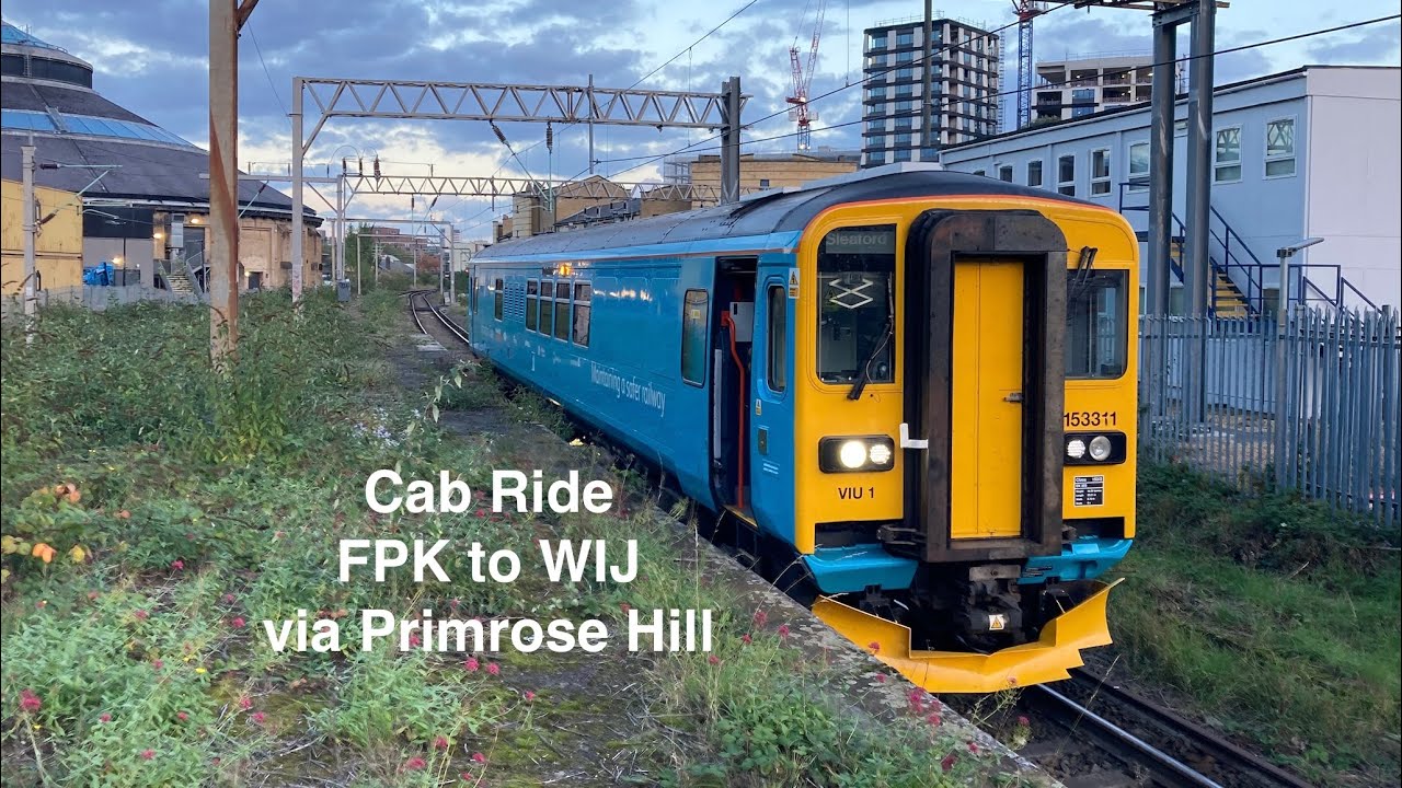 Cab ride - Finsbury Park to Willesden Low Level Via Primrose Hill