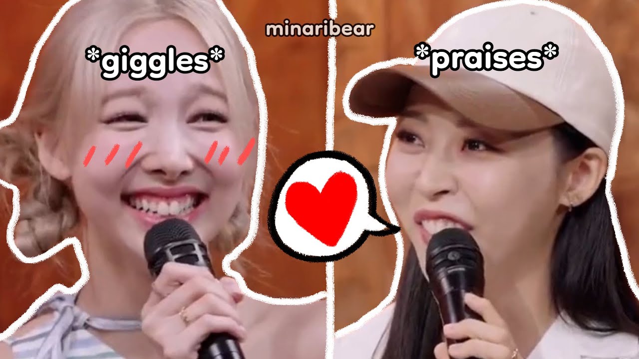 moonbyul making nayeon *giggle* for a minute straight