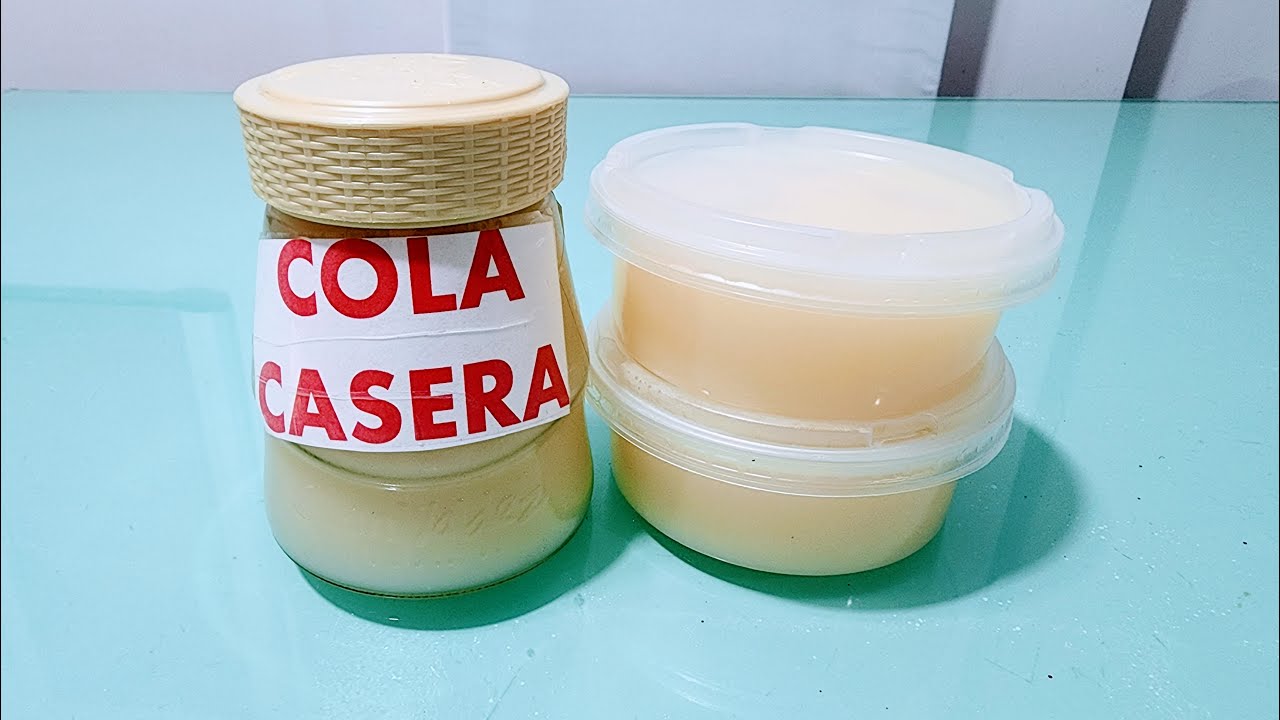 Cola CASERA, especial para manualidades 💥  ¡¡Súper Potente!!