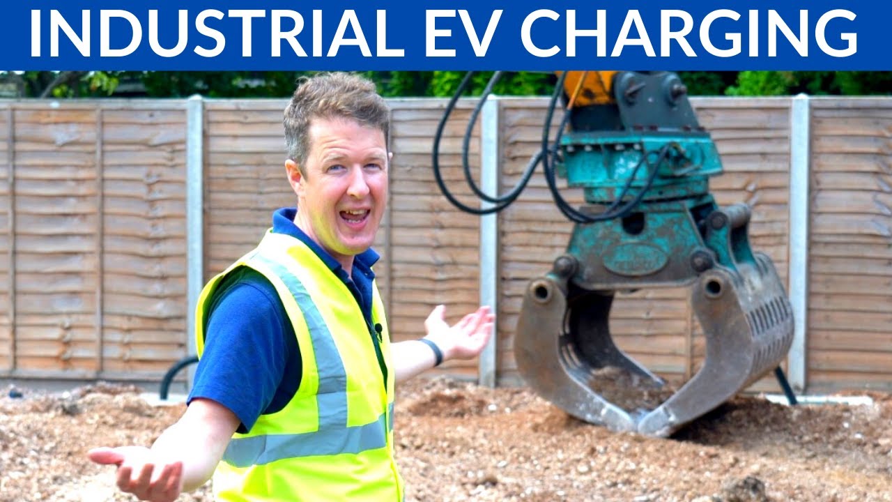 INSANE ELECTRIC VEHICLE CHARGING INSTALL - Working at a Lithium Battery Recycling Plant - Part 1