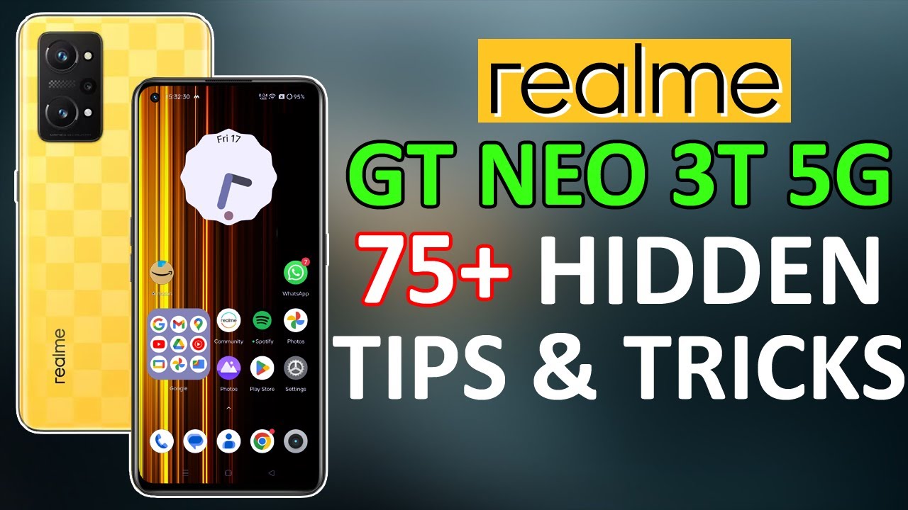 realme GT Neo 3T 5G 75+ Tips, Tricks & Hidden Features | Amazing Hacks - THAT NO ONE SHOWS YOU 🔥🔥🔥