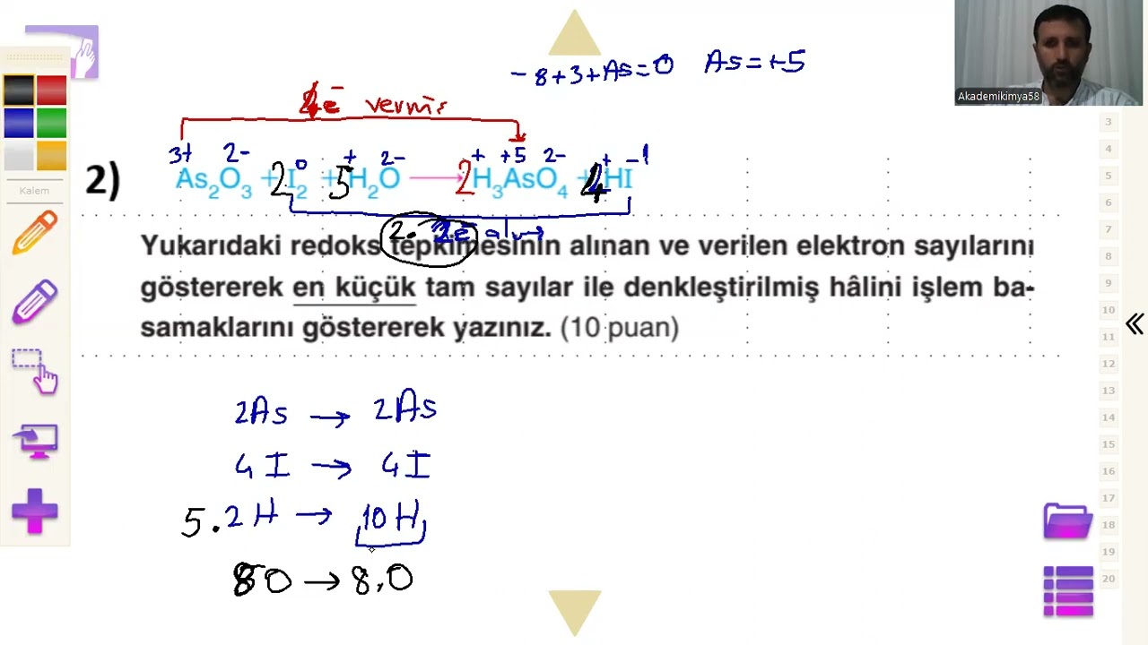 12.Sınıf  Kimya Dersi  1. dönem  1.Yazılıya  Hazırlık soru çözümü-PDF ile birlikte