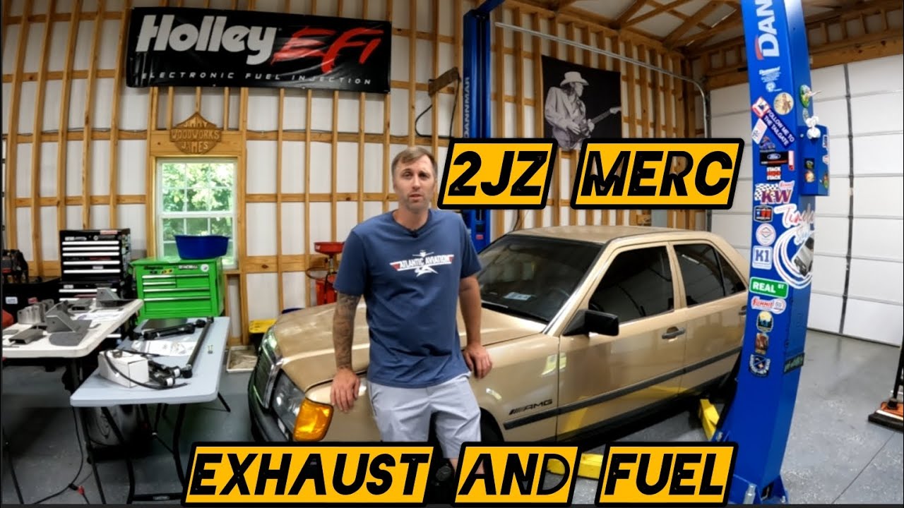 2JZ Merc : Exhaust and Fuel