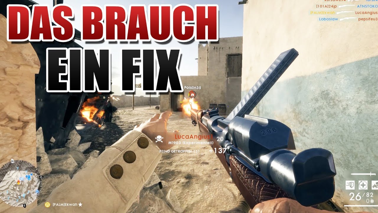 Die Sache mit der M1903 Exp... Battlefield 1