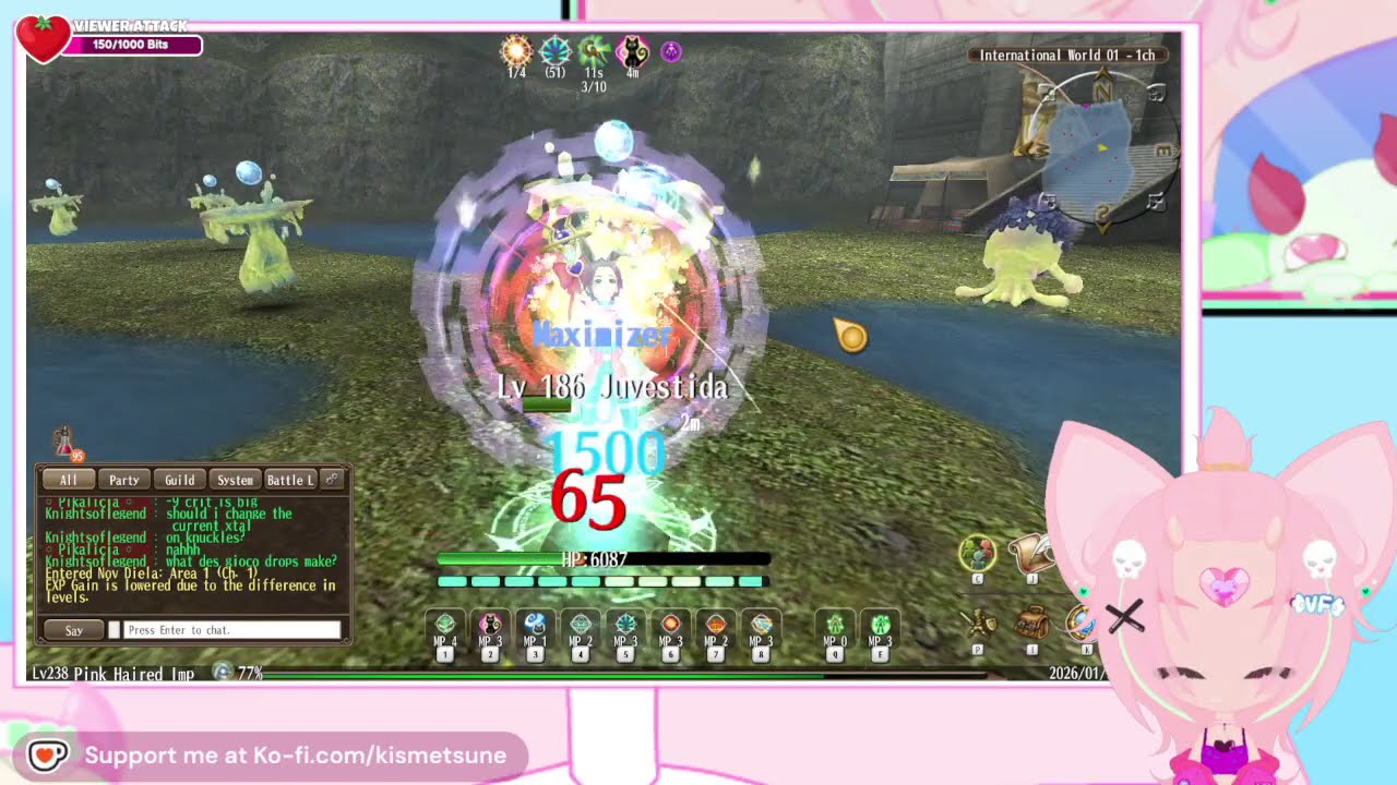 Lan Plays Toram Online and Works on Combos With Chat 01-31-26