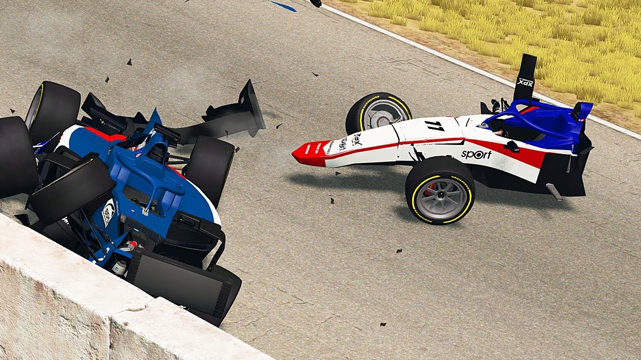 F2 Racing Crashes #1 | BeamNG Drive