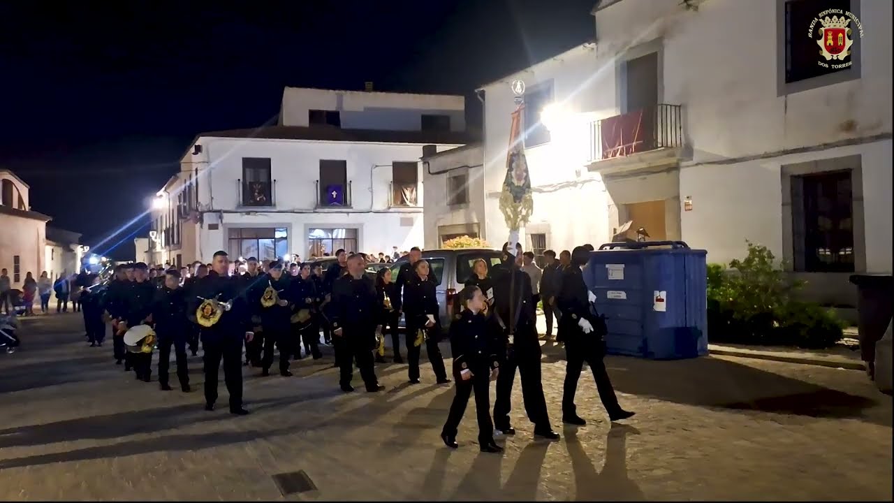 Virgen de los Dolores  en Dos Torres suena Soleá, dame la mano
