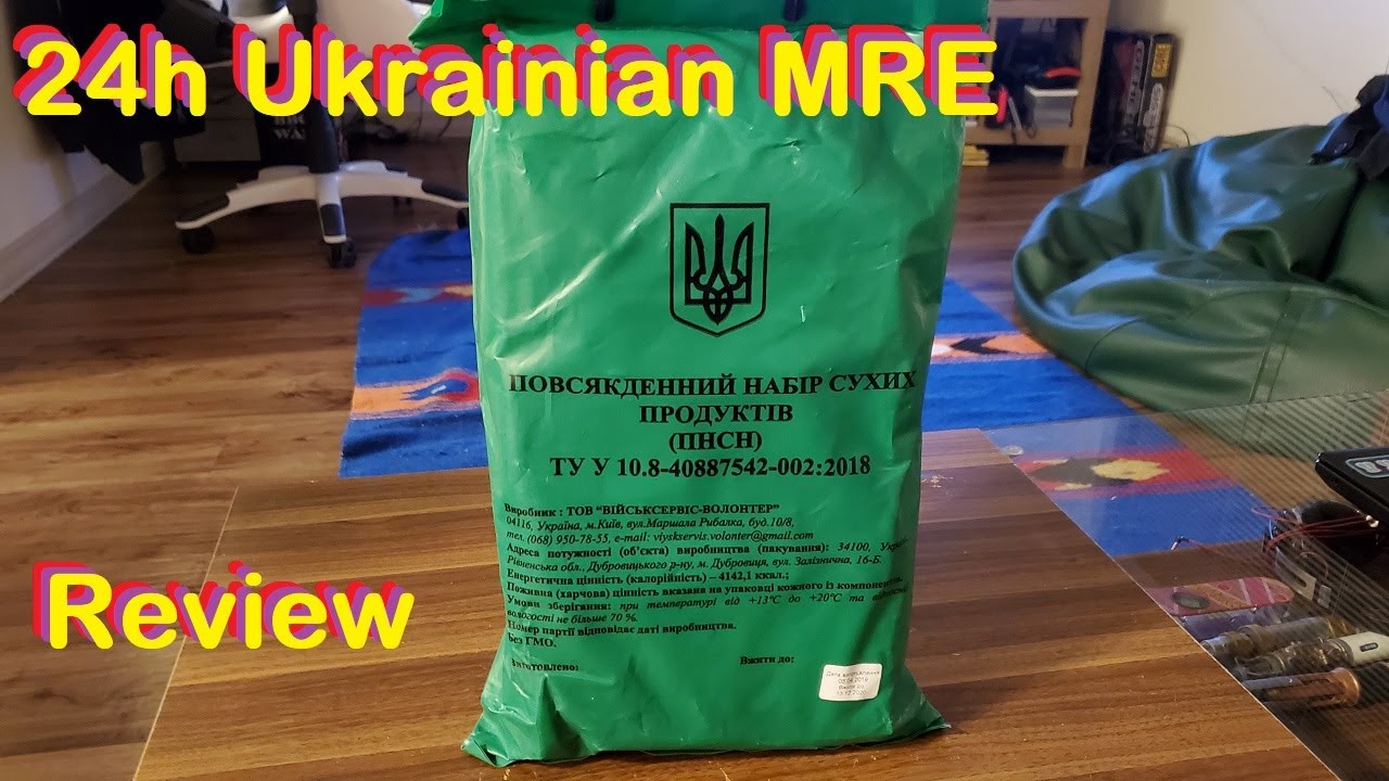Ukrainian Military 24h Ration / MRE Unboxing and Review