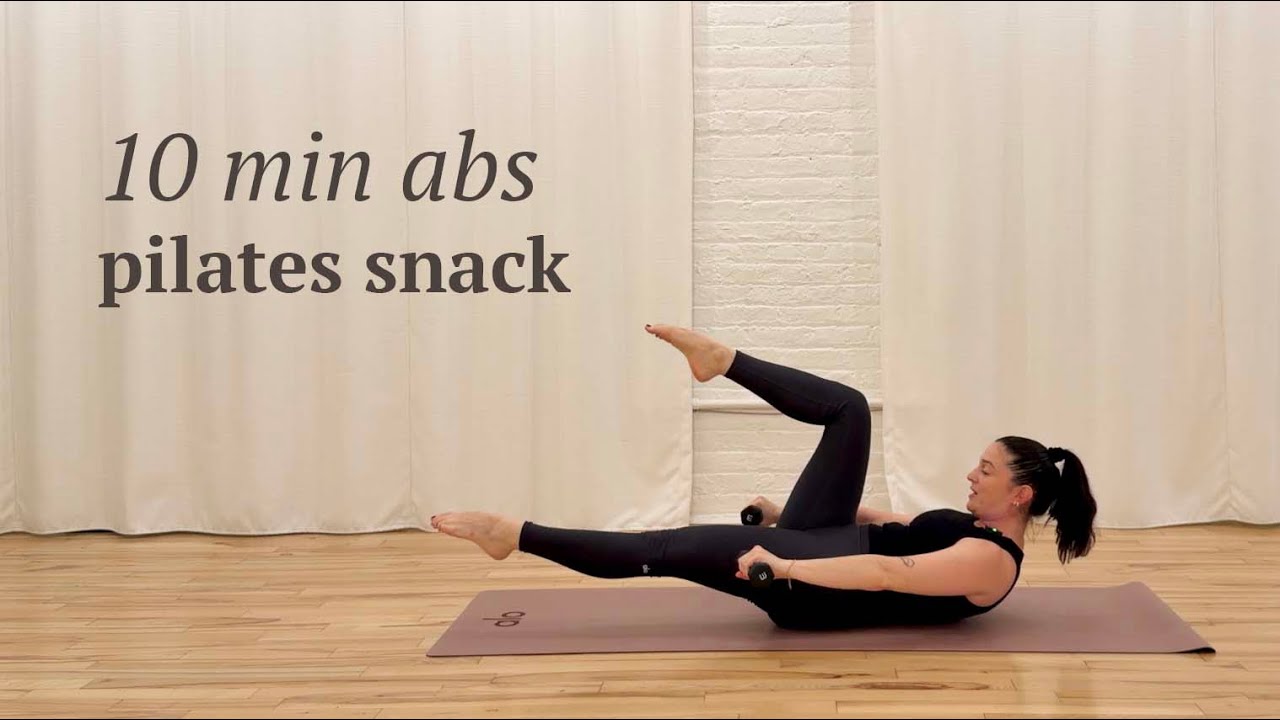 10 MIN ABS | Pilates Snack Core Workout