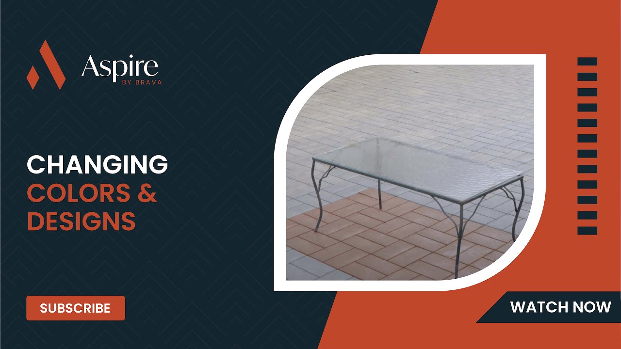 Aspire pavers: Changing colors and designs