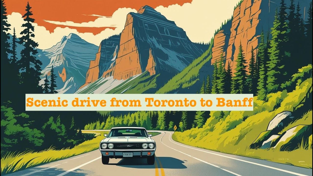 4K Scenic Drive from Toronto to Banff | Canadian Road Trip Adventure