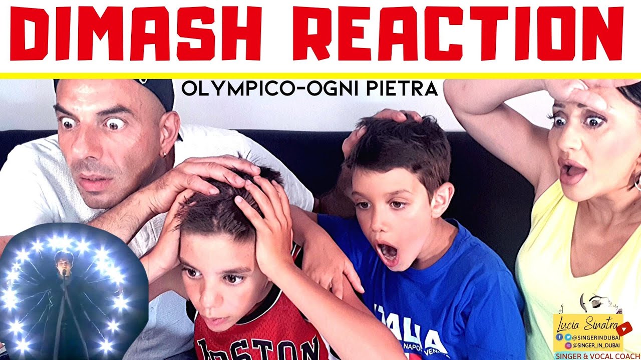 DIMASH Ogni Pietra REACTION OLYMPICO 🇮🇹 Italian Vocal coach