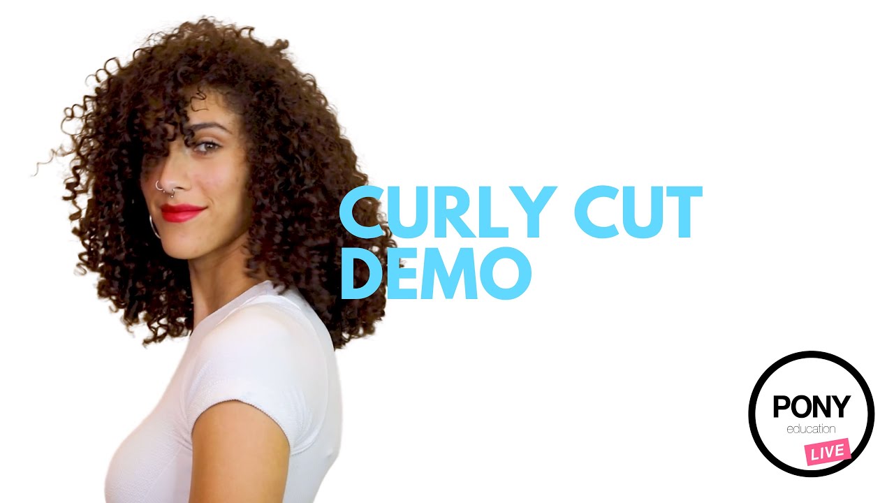 Pony Education's Dine & Dash: Bite-Sized Hairdresser Education - Curly Cut Demo by Corinna