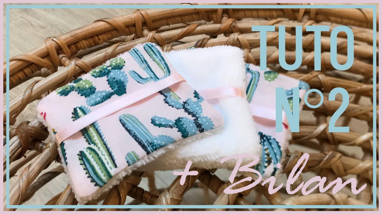 DIY Couture lingettes lavables  + Bilan 14 mois d'utilisation | Cecile