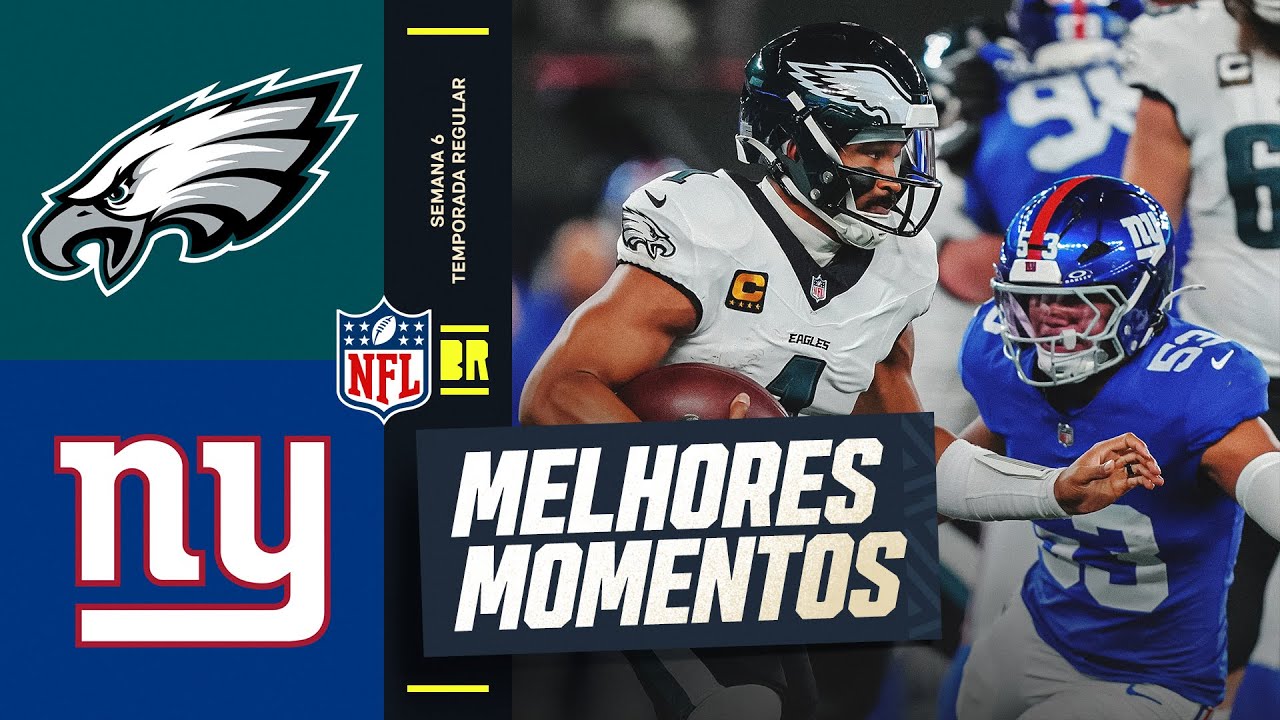 SEMANA 6 | Philadelphia Eagles x New York Giants | TNF | Melhores Momentos | NFL 2025