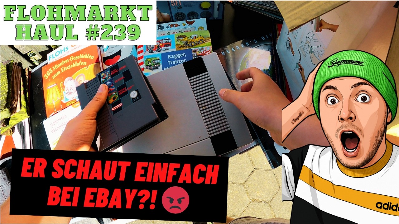 Er schaut einfach bei EBAY?! Frecher FLOHMARKT VERK&Auml;UFER 😡