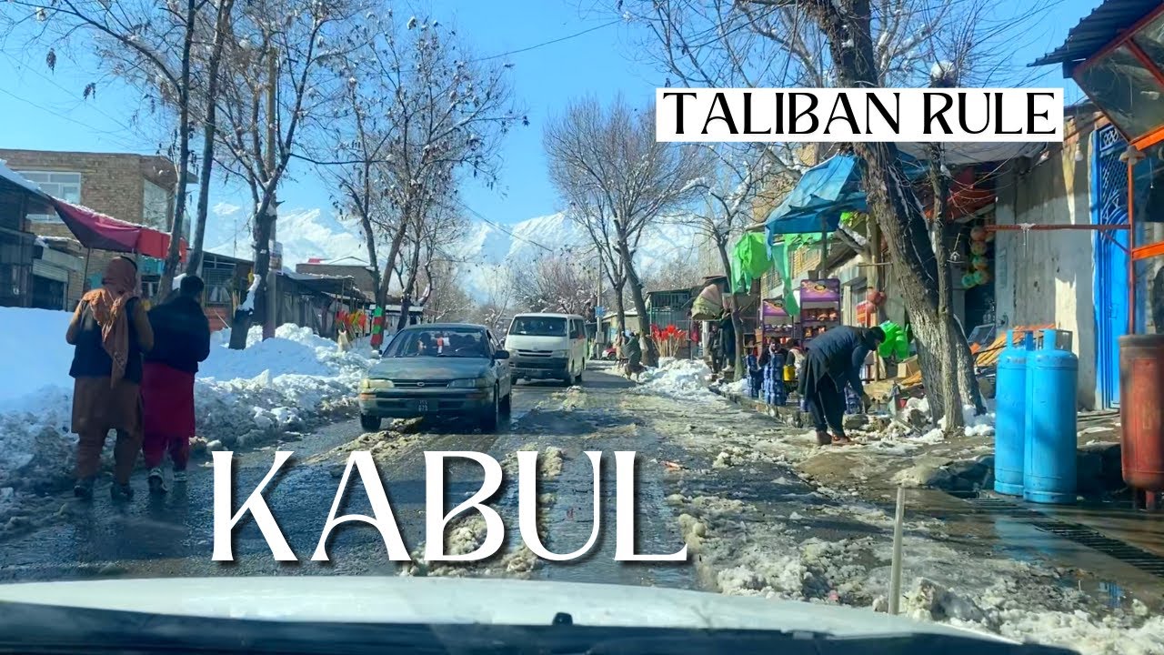 Driving through snowy Paghman District [1/4]