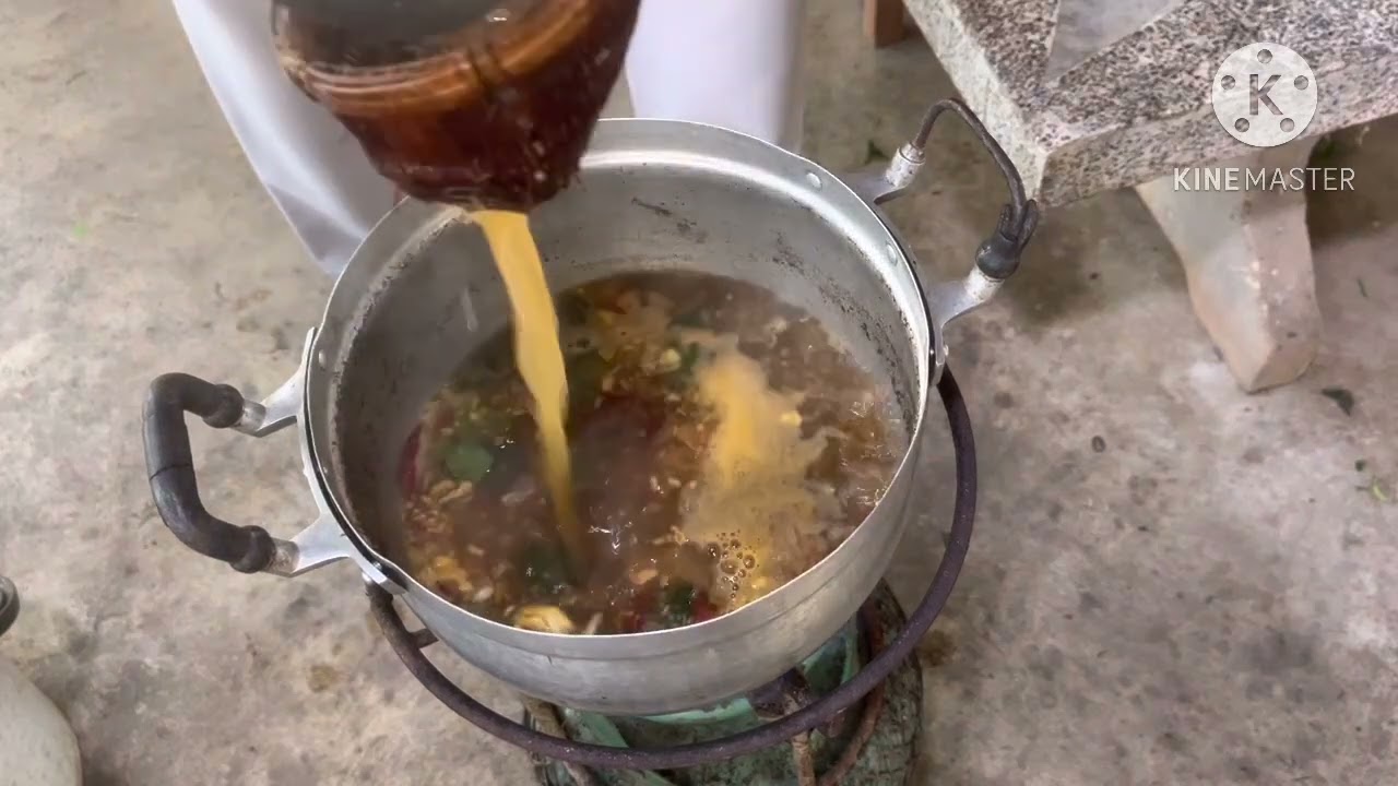 แกงเนื้อผักรวมปลาร้านัวๆแซ่บมากครับ @ คนหลังเขา channel 