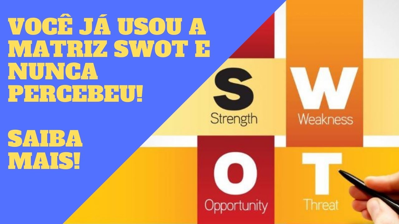 Você já USOU a Matriz SWOT na SUA VIDA e NÃO SABIA!!! Veja como aplicar no SEU DIA A DIA!