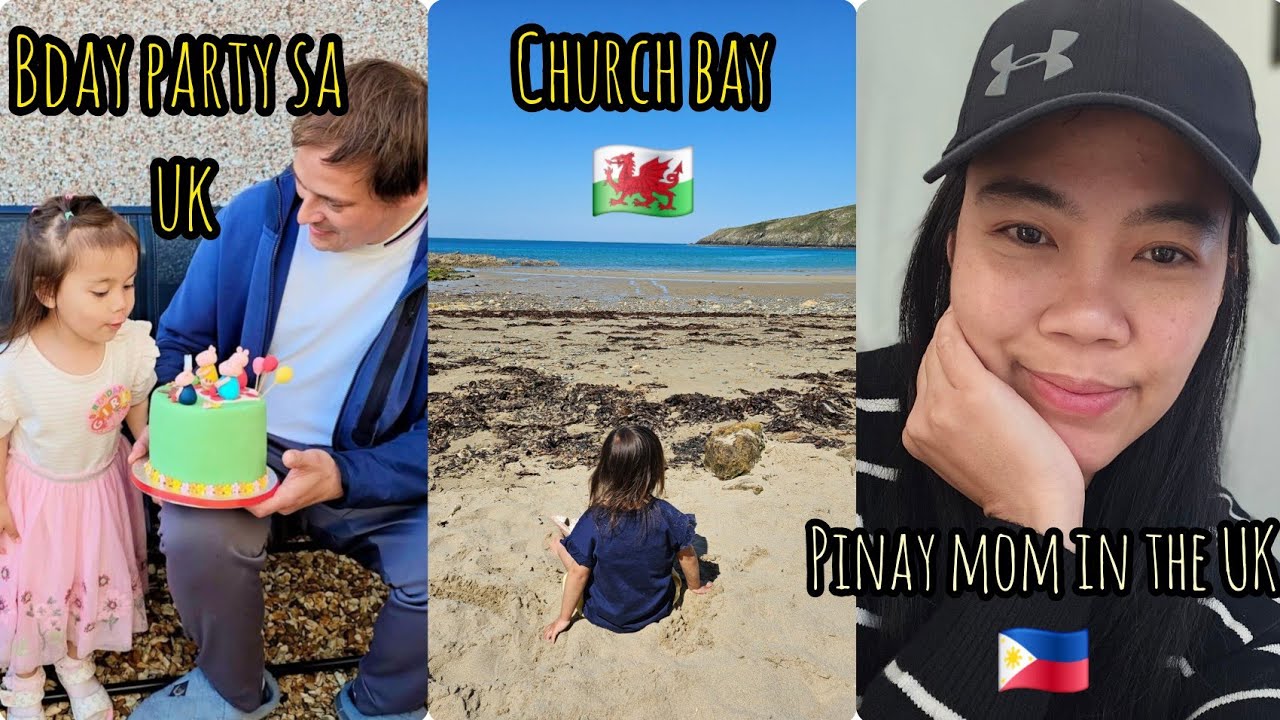 Pasyal tayo sa Church Bay sa North Wales| Patok ang pancit sa handaan| 3rd birthday party ni Meg