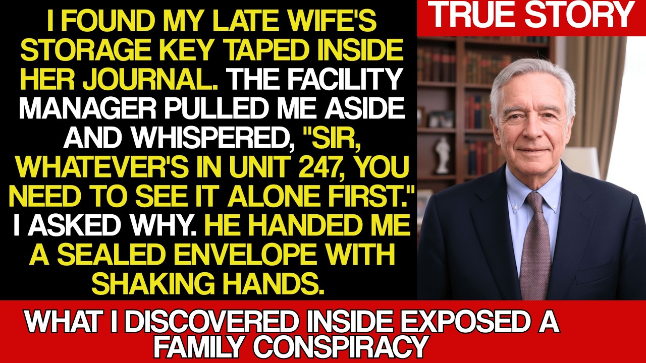 I Found My Late Wife's Storage Key Hidden In Her Journal — The Manager Warned Me, 