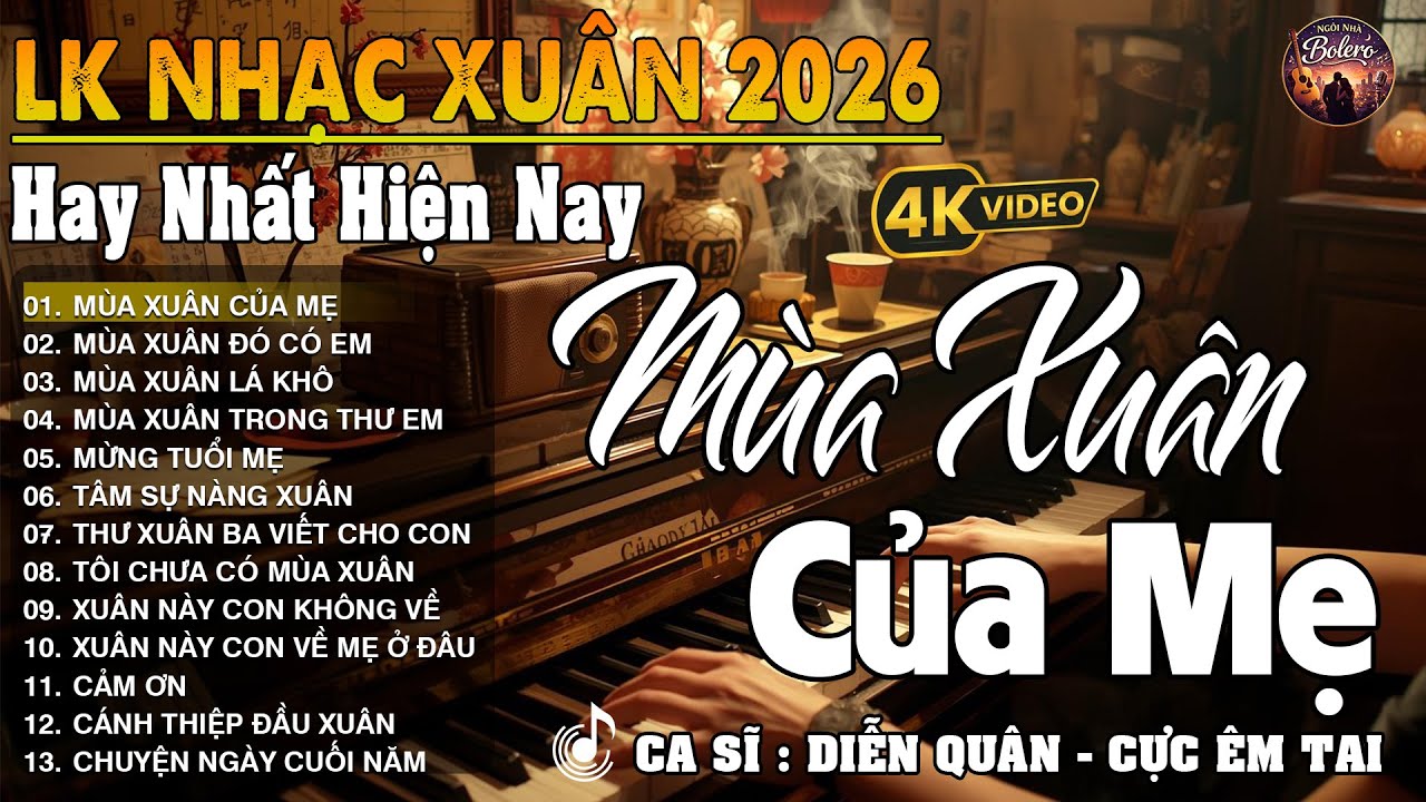 MÙA XUÂN CỦA MẸ - LK Nhạc Vàng Trữ Tình NGỌT NGÀO VỪA NGHE ĐÃ NGỦ | LK Bolero HAY NHẤT MỚI NHẤT 2026