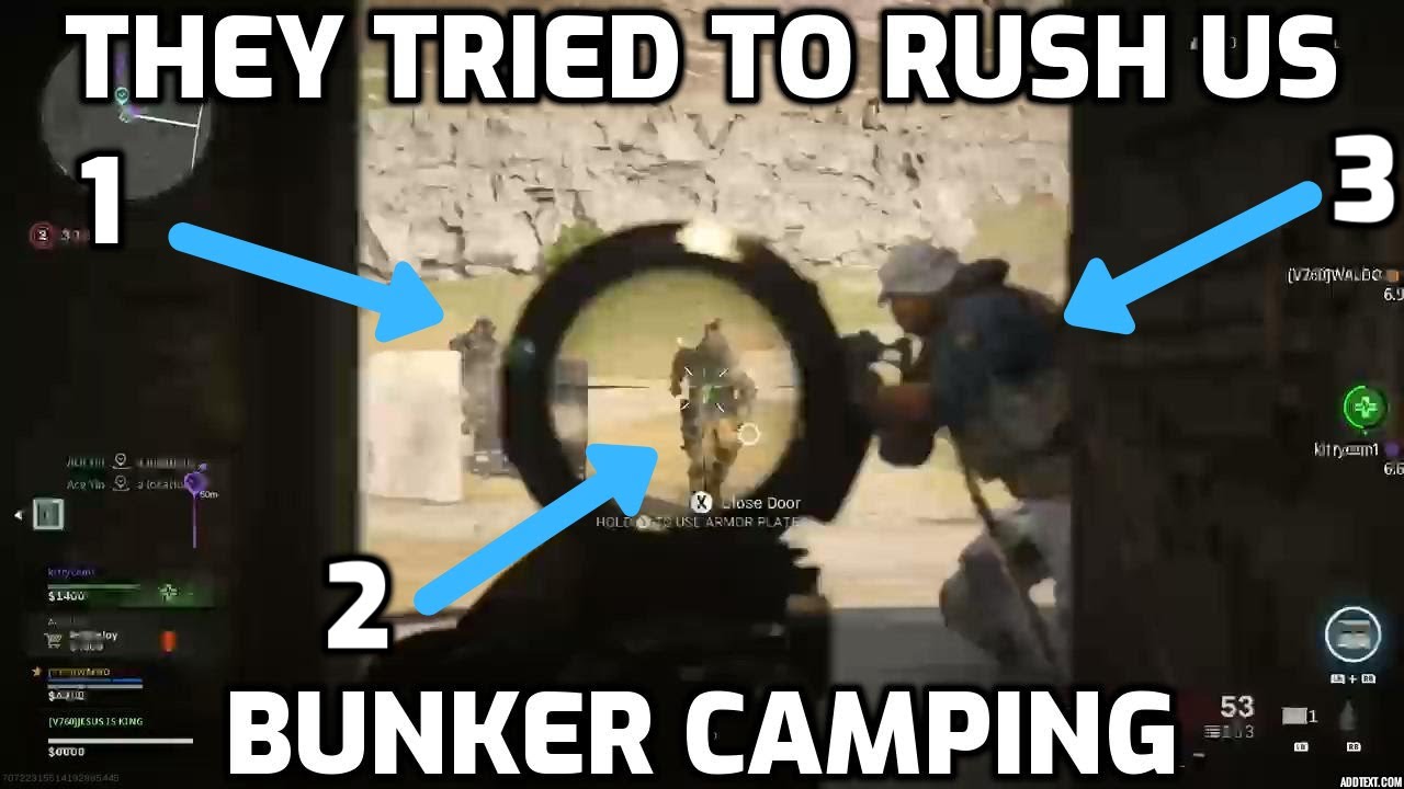 Bunker Camping in Warzone but I SMASHED MY DESK