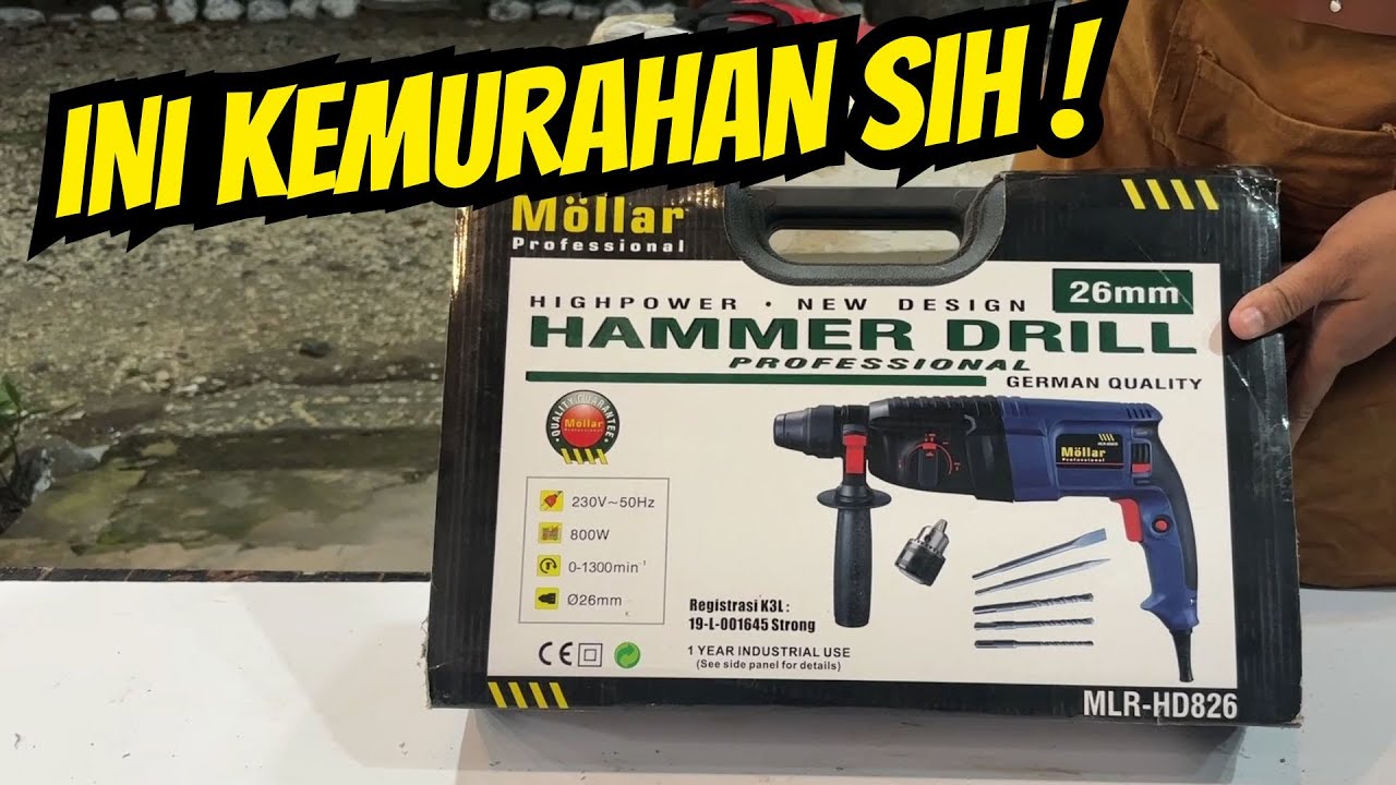 Murah Banget ‼️ Mollar Hammer Drill 26mm