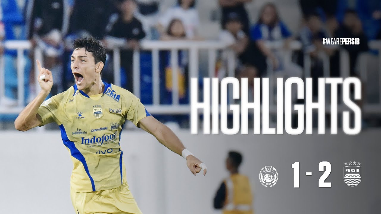 PERSIB Menang dengan 10 Pemain di Lapangan | Match Highlights Arema FC 1-2 PERSIB