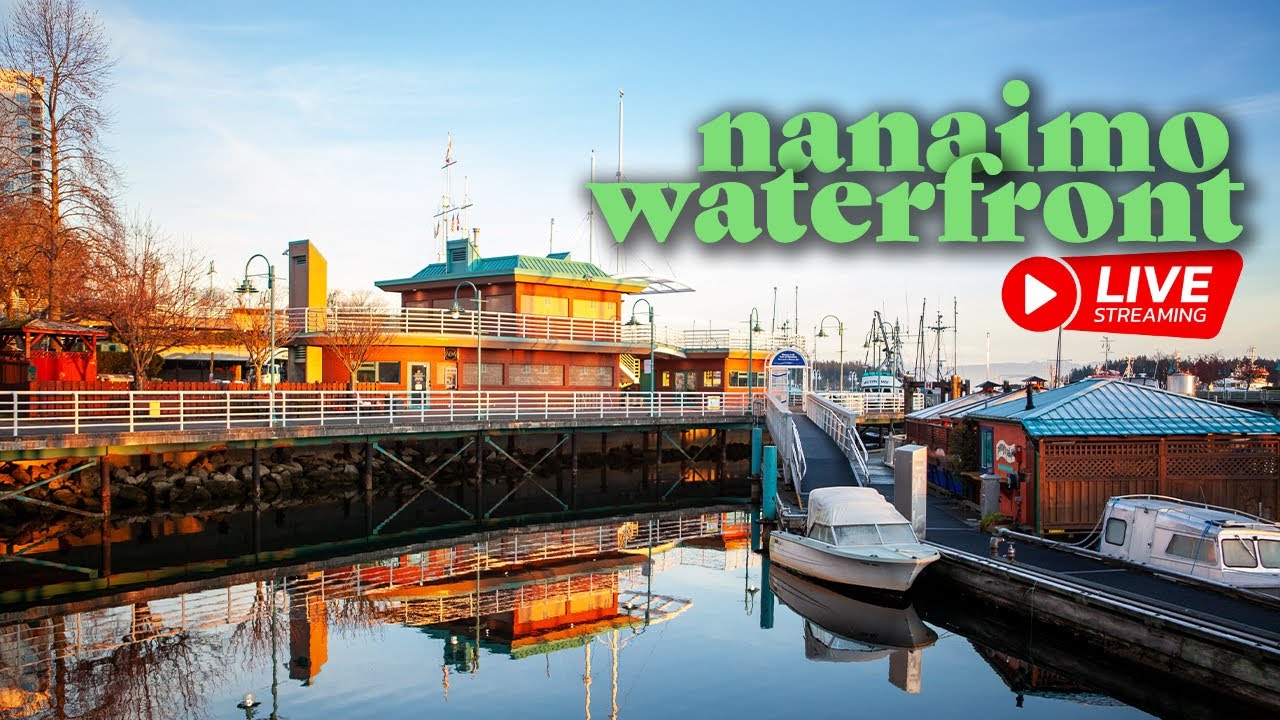 Walking Along Nanaimo Harbour on Vancouver Island