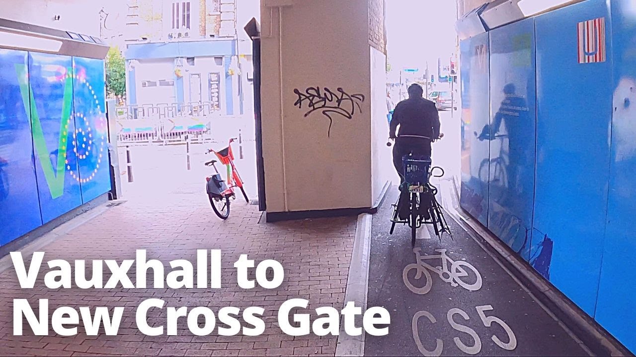 [ 4K Cycling LONDON ] Vauxhall to New Cross Gate