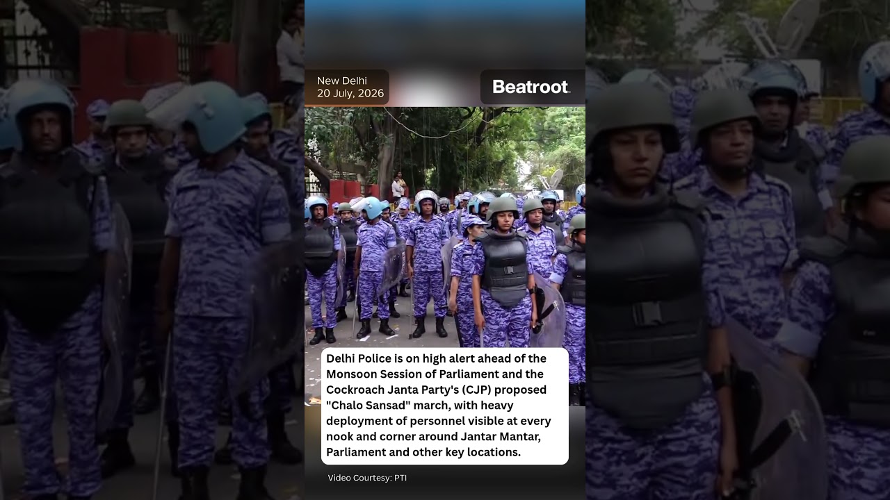 Delhi Police is on high alert ahead of the Monsoon Session of Parliament and 