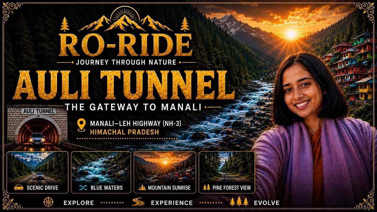 𝐀𝐔𝐓 𝐓𝐔𝐍𝐍𝐄𝐋 &ndash; 𝐆𝐚𝐭𝐞𝐰𝐚𝐲 𝐭𝐨 𝐊𝐮𝐥𝐥𝐮 & 𝐌𝐚𝐧𝐚𝐥𝐢 🚘🏔️