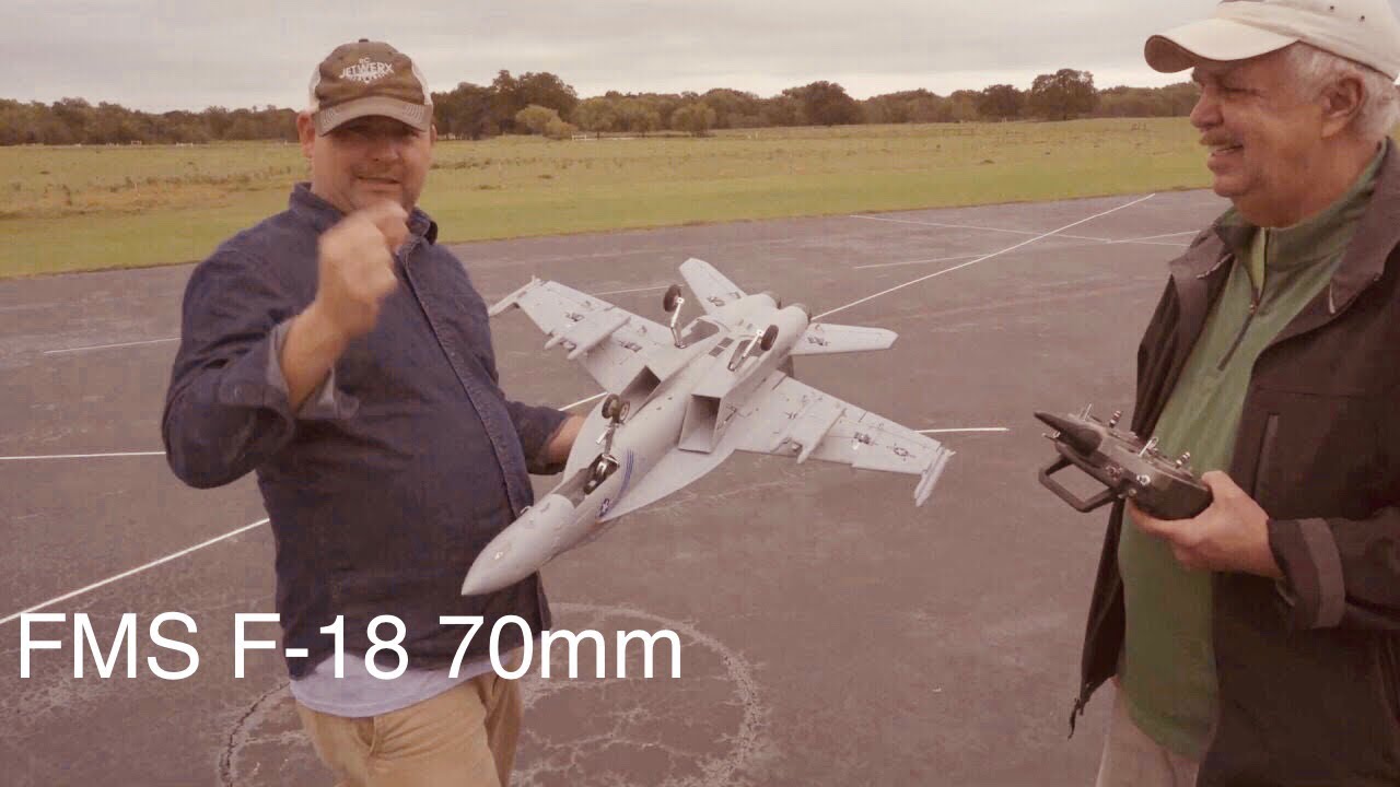 FMS F-18 70mm EDF Pilot Ryan's First Flight Thanks Dave!