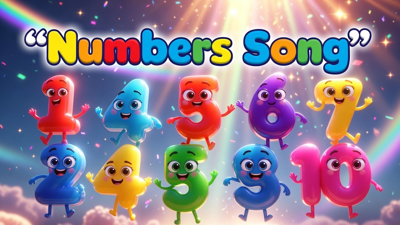 Numbers Song 1–10 | Learn to Count Forward | Counting for Kids