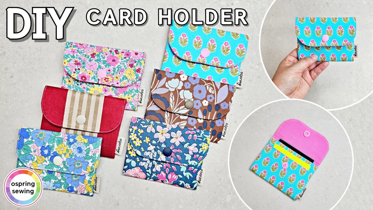 [DIY] So Simple! Card Holder | How to make Card Wallet 💕 with 2 pocket