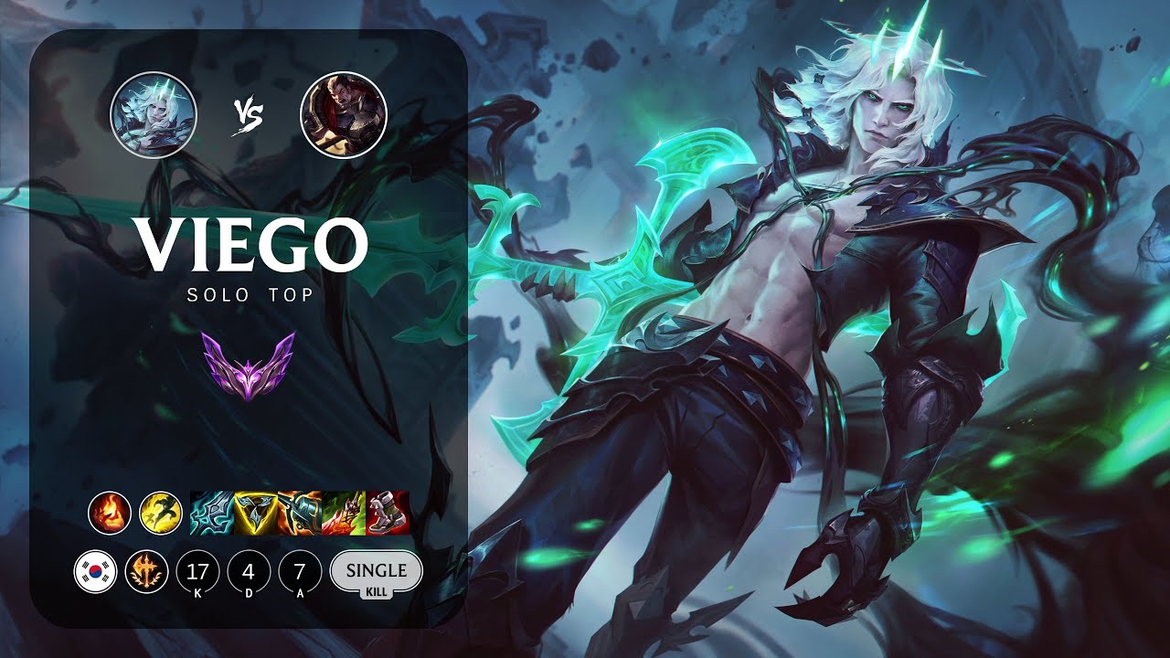Viego Top vs Darius - KR Master Patch 13.11