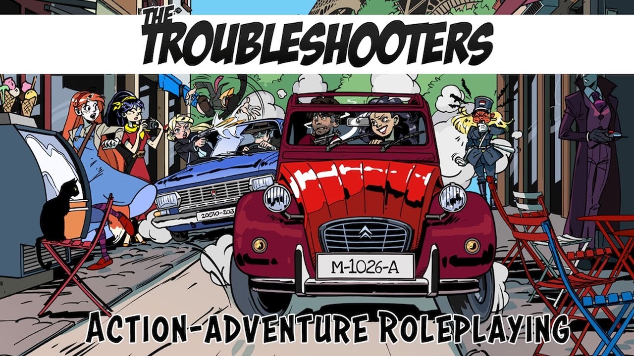 #TTPRG - The Troubleshooters - An Action-Adventure Roleplaying Game REVIEW
